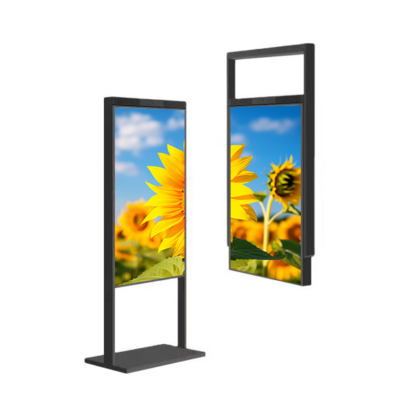 32"3000nits+700nits Factory price Double sided digital signage Double sided window display