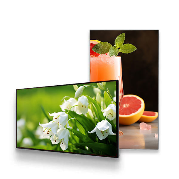 65"2500nits Manufacture Industrial grade Wall hanging digital LCD Digital Window Displays