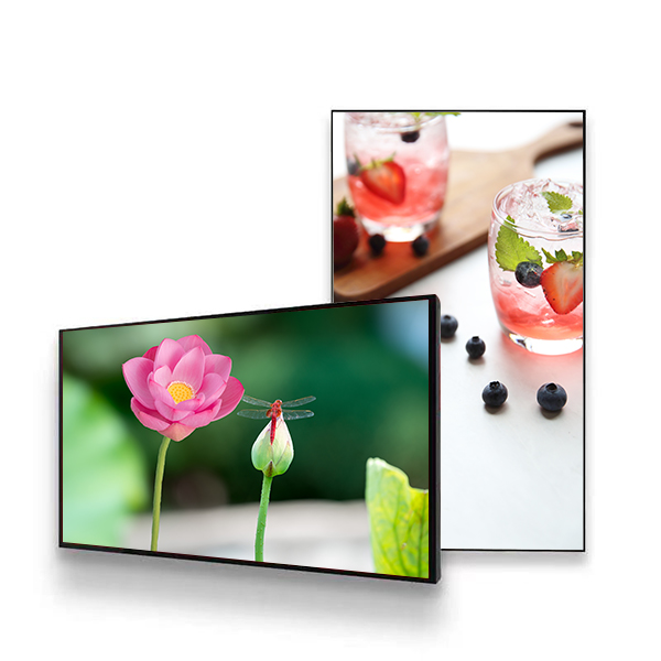 32"Factory price Auto brightness sensor Wall mount window facing digital display