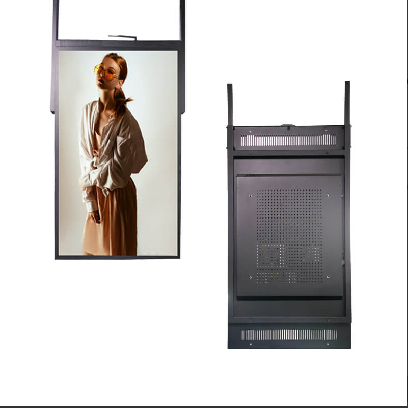 75"NO MOQ Digital signage window Glass window transparent lcd display