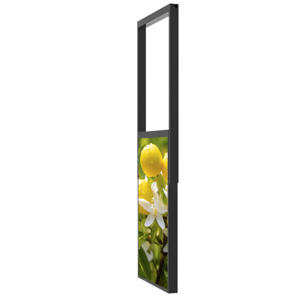 43"Good price Good performance high brightness Window Facing Hanging Screen