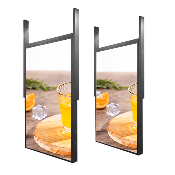 55"OEM high brightness Sunlight readable Eye Catching Dual Display