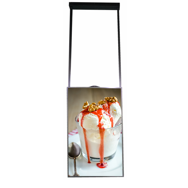 75"NO MOQ Digital signage window Glass window transparent lcd display