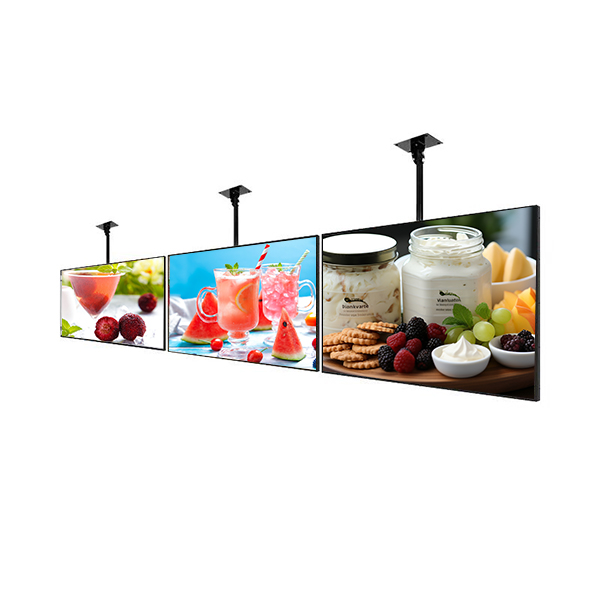 55"Factory price sunlight readable digital menu board restaurant slim bezel advertising screen