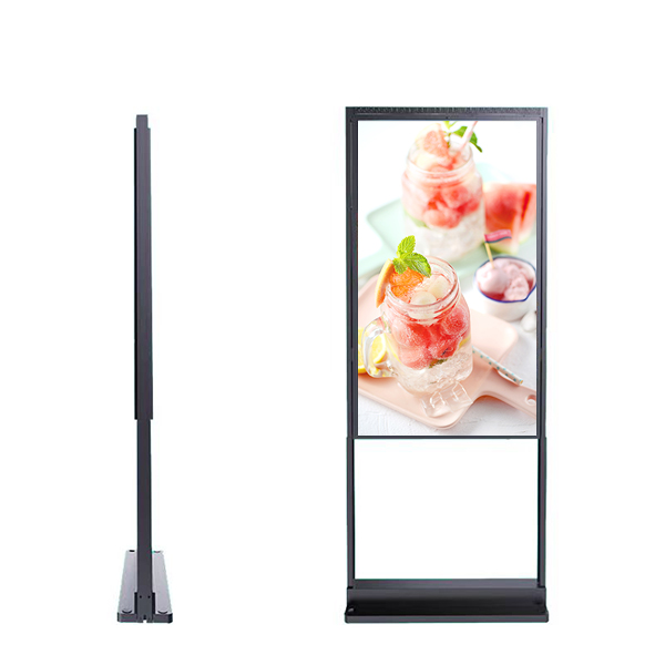 65"Factory price High temperature resistant Indoor coffee shop kiosk High temp glass LCD