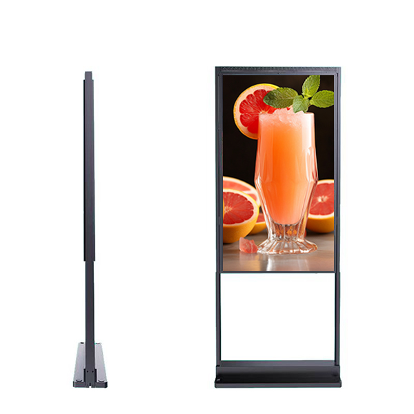 75"OEM Narrow Bezel Design Shop window display Rear window lcd display