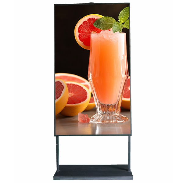 75"OEM Narrow Bezel Design Shop window display Rear window lcd display