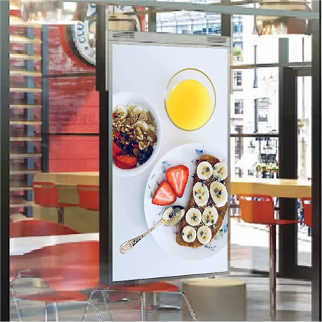 32inch NO MOQ FHD Slim Design Window Digital Advertising Facing Screen