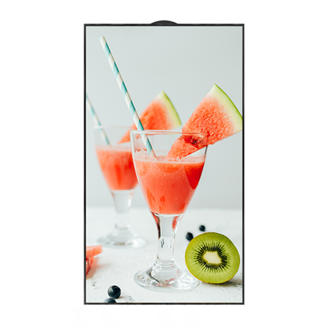 65"2500nits Manufacture Industrial grade Wall hanging digital LCD Digital Window Displays