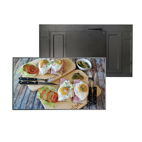 43"NO MOQ Digital menu board restaurant slim bezel Drive thru menu board